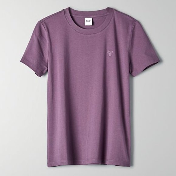 Aritzia Tops - Like New Aritzia TNA Mainland Short Sleeve T-Shirt Mauvish Purple S